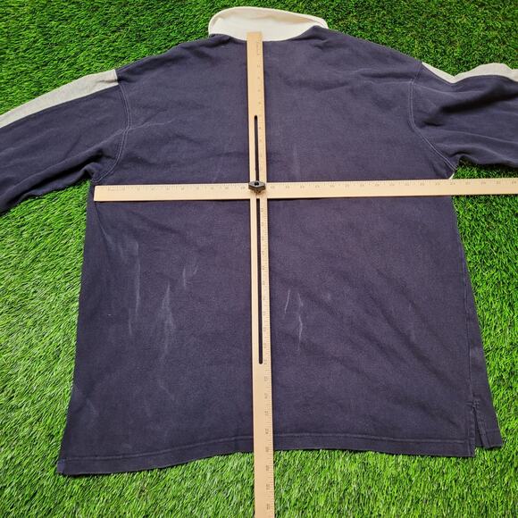 Vintage Y2K Aeropostale Striped Rugby Shirt Mens Large Preppy Skater - Picture 7 of 13